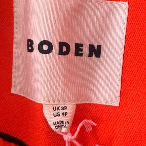 NWT Boden Classic Blazer Orange Women's Size 4P Career Business Office - Picture 6 of 12